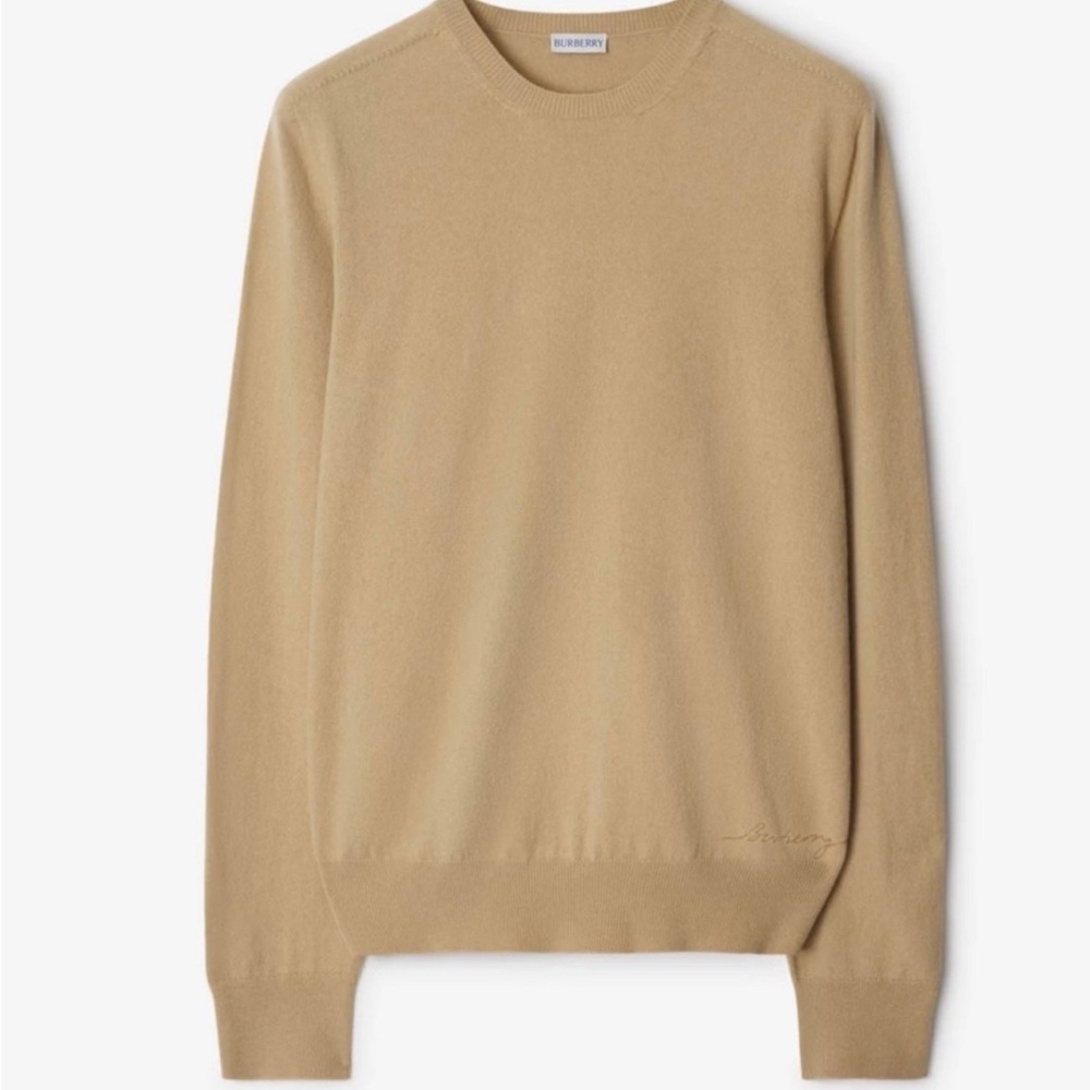 Blueberry Men's Tan Cashmere Sweater NWT